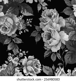 Floral Vintage pattern Background