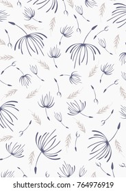 Floral vintage pattern design