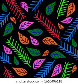 floral vintage seamless decorative pattern