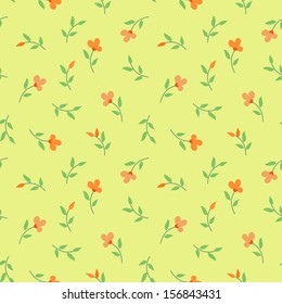 Floral vintage seamless pattern. 