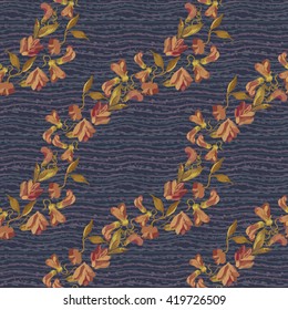 Floral vintage seamless pattern