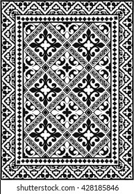 floral vintage seamless pattern 