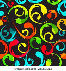 Floral Vintage Seamless Pattern Background Vector Illustration EPS10