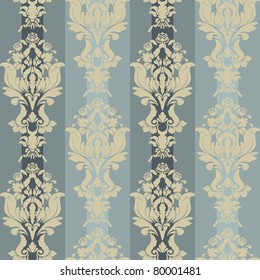 Floral vintage seamless pattern for retro wallpapers