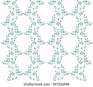 Floral vintage seamless patterns with branch. Retro vector backgrounds. Seamless texture can be used for wallpapers, pattern fills, web page backgrounds, surface textures.
