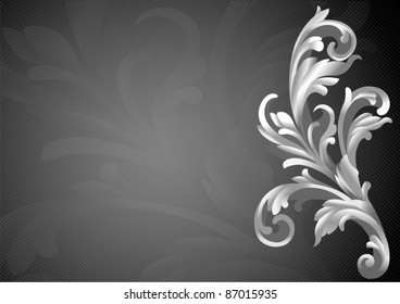   Floral Vintage Style vector illustration design elements . Vector illustration.