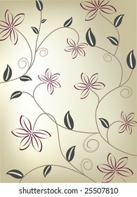 Floral Vintage Vector