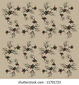 floral wallpaper