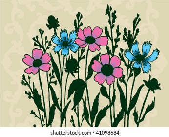 floral wallpaper