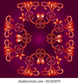 Floral wallpaper background