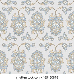 floral wallpaper. damask seamless vector background