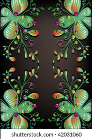 floral wallpaper design