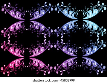 floral wallpaper design