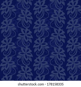 Floral wallpaper. Seamless. Vector illustration