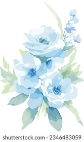 Floral watercolor, amazing best illustration 