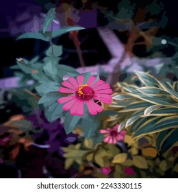 floral watercolor background vector illustration