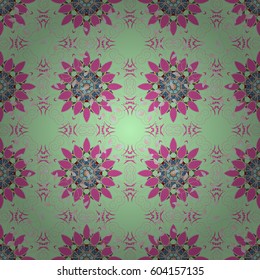 Floral watercolor seamless background. Vector textile print for bed linen, jacket, package design, fabric and fashion concepts. Seamless pattern with flowers.