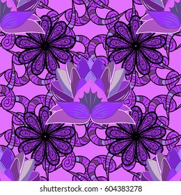 Floral watercolor seamless background. Vector textile print for bed linen, jacket, package design, fabric and fashion concepts. Seamless pattern with flowers.