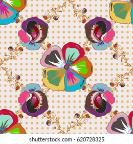 Floral watercolor seamless background. Vector textile print for bed linen, jacket, package design, fabric and fashion concepts. Seamless pattern with pink, green and blue flowers.