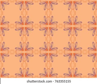 Floral watercolor seamless background. Vector textile print for bed linen, jacket, package design, fabric and fashion concepts. Seamless pattern with flowers.