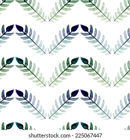 Floral watercolor seamless pattern. Beautiful vector hand drawn texture. Romantic background for web pages, wedding invitations, save the date cards. Watercolor vector.