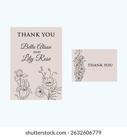 Floral in watercolor vector background. wallpaper design with pink flowers, line art, golden texture