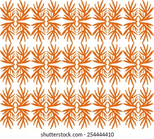 Floral watercolor vector. Seamless abstract hand-drawn  pattern.Bright background.