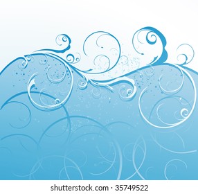 Floral wave