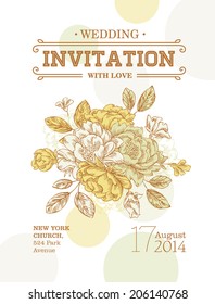 Floral Wedding Invitation