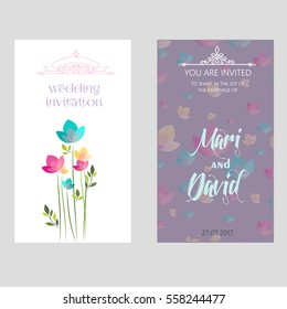 Floral Wedding Invitation