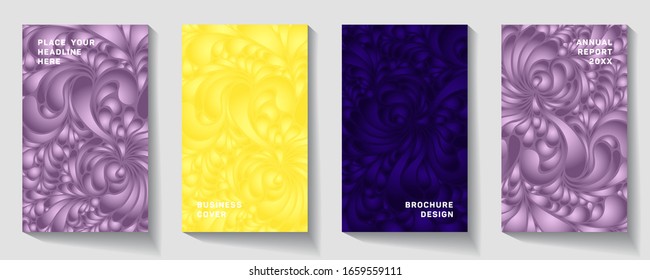 Floral wedding invitation card template design. Brochure, cover template. Simple and elegant ethnic line style