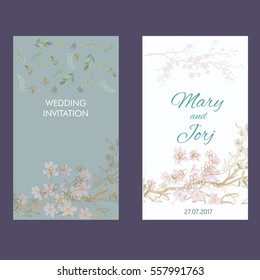 Floral Wedding Invitation Template