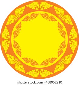 floral wing logo / Based on southeast Asia design