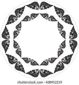 floral wing logo / Based on southeast Asia design