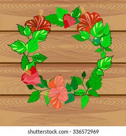 floral wreath