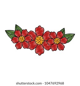 floral wreath crown frame