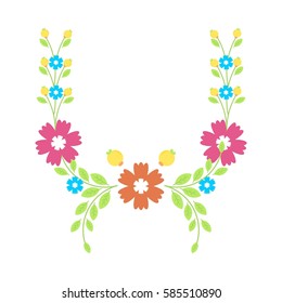 Floral wreath design