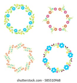 Floral wreath design