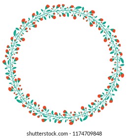 Floral Wreath Element