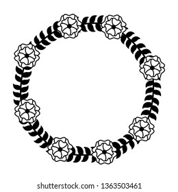 floral wreath flowers