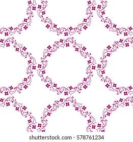 Floral Wreath Pattern Large