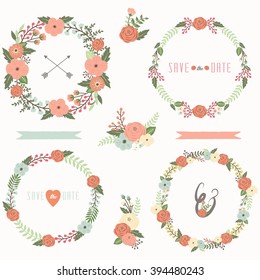 Floral Wreath Set
Perfect for card invitation, greeting card, wedding, mother's day and many more.