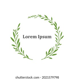 floral wreaths border vector element