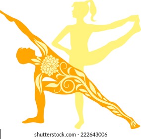 Floral yoga