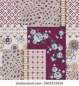 floral,camouglage,ornament,abstract pattern suitable for textile and printing needs