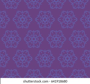 floralgeometric seamless pattern background. Luxury texture for wallpaper, invitation. vector illustration.