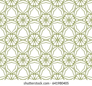 floralgeometric seamless pattern background. Luxury texture for wallpaper, invitation. vector illustration.