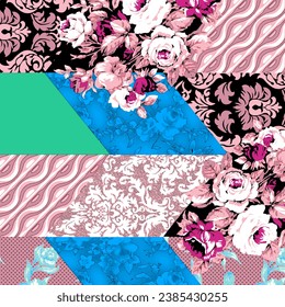 floral,ornament,abstract pattern suitable for textile and printing needs