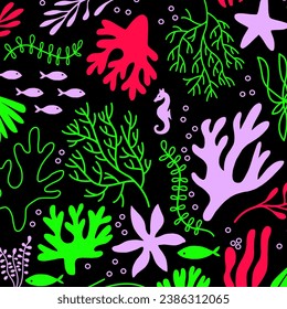 patrón floral, ornamental, abstracto adecuado para necesidades textiles e imprentas