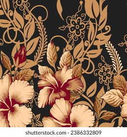 floral,ornament,abstract pattern suitable for textile and printing needs